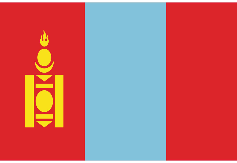 Настільний прапорець Монголії